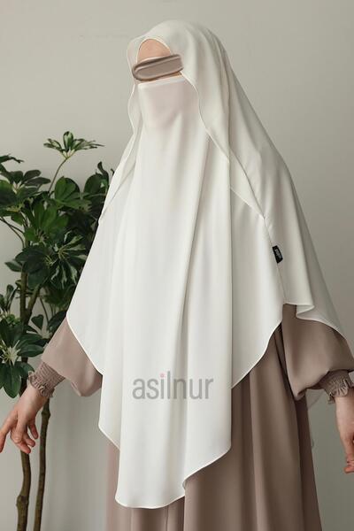 ASİLNUR Lina Shaded Soufflé Ecru