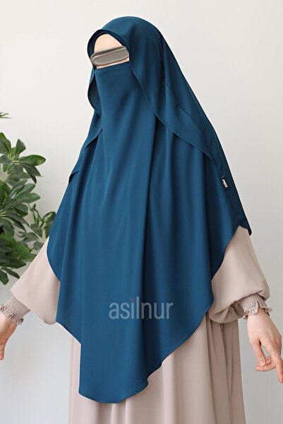 ASİLNUR Lina Shaded Soufflé Petrol Blue