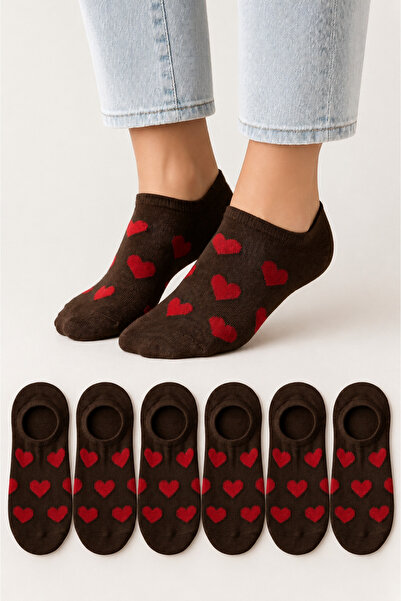 Ducks Socks Дамски безшевни меки памучни чорапи за маратонки с десен на сърца...