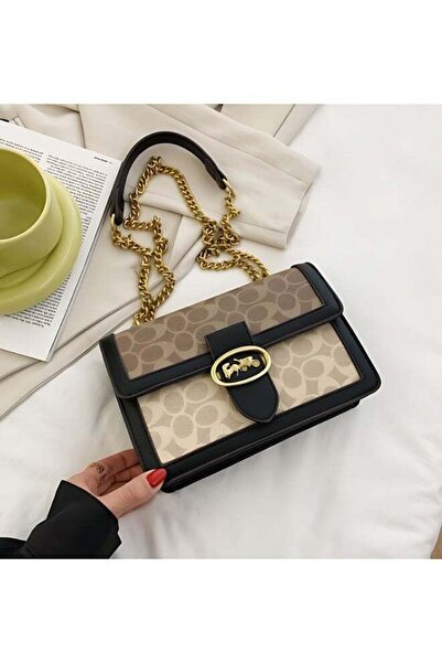 Generic حقيبة كتف نسائية عصرية بتصميم ريترو، حقيبة كروس بودي كبيرة السعة للسي...