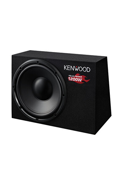 Kenwood Subwoofer Αυτοκινήτου 12" 300W RMS με Κούτα