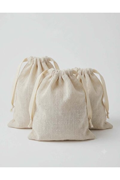 BORİ zero waste bag Cotton food bags set of 3