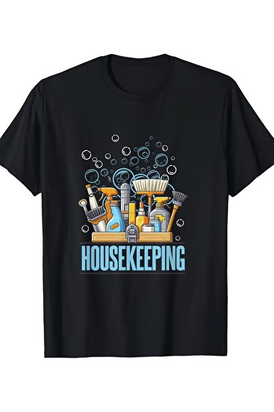 BASEPULSE Men's Vintage T Relaxed Fit with Retro Cleaning Tools & Housekeepin...