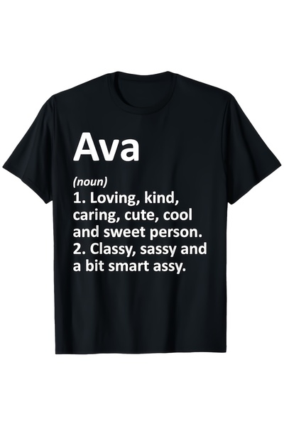NOURAM تي شيرت كاجوال من نوع AVA Definition - فكرة هدية عيد ميلاد مضحكة، قابل...
