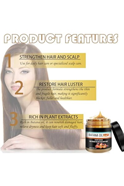 NALACAL Organic Batana Oil Hair Treatment, Pure Raw Batana Oil from Honduras, Nourishing Hair Butter for Scalp & Strands