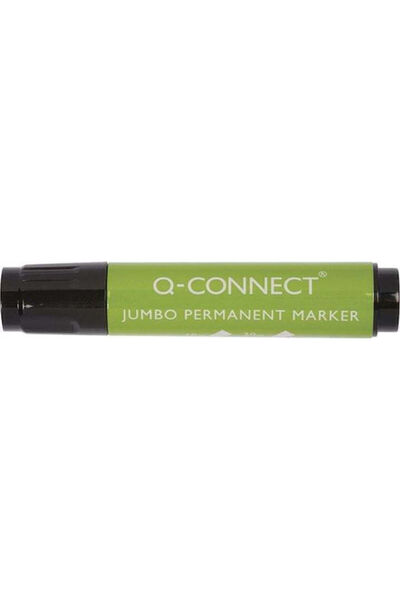 Q-Connect Markere permanente Jumbo, vârf pătrat, scriere 2-20 mm, negru, model