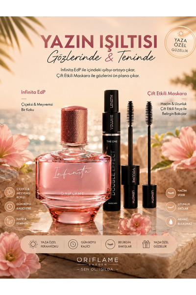 Oriflame infinita parfüm, the one maskara