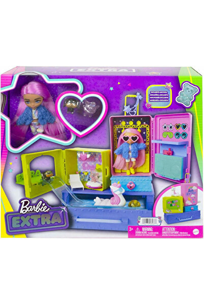 Barbie Set de păpuși Minis Extra pentru 3+ ani, 14 cm