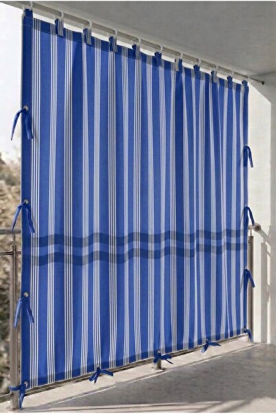 ceylan home Garden Tarpaulin with Top Rings and 3 Side Eyelets |   Balcony & ...