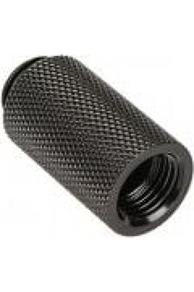 Bitspower Adaptor G1/4 inch tată la G1/4 inch mamă 15mm Negru mat