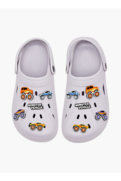 Aqua Boys Monster Trucks Jibbitz Clogs