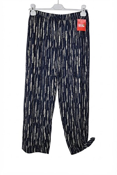 elma abone Plus Size Women's Summer Circular Viscose Combed Cotton Pants