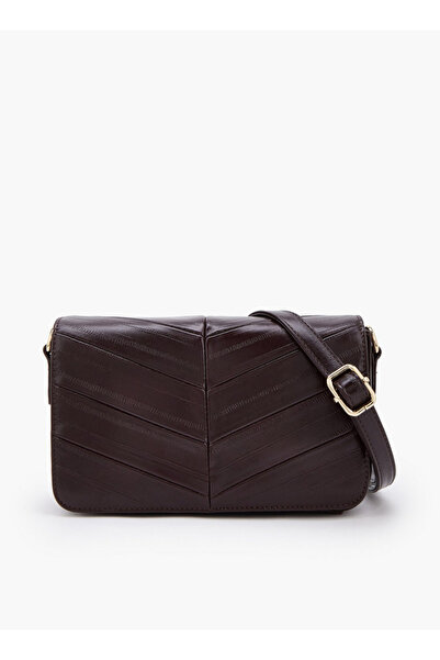 Flora Bella by Shoexpress Textured Crossbody Bag with Adjustable Strap