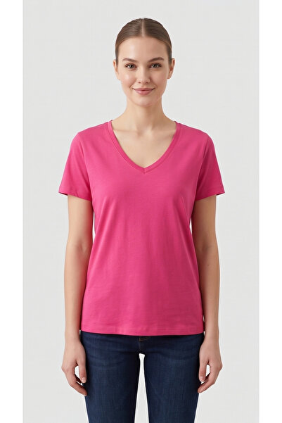 Collezione Women's Classic V-Neck T-Shirt - 100% Premium Cotton