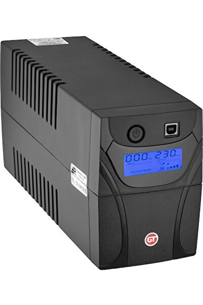 GT POWERbox UPS Line-Interactive 650VA 360W cu 2 prize de alimentare Schuko