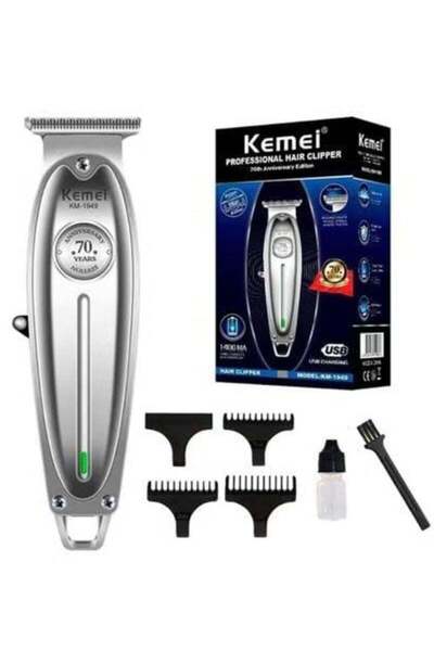 Kemei Original KM-1949 Professional Rechargeable and Cordless Hair Clipper Ru...