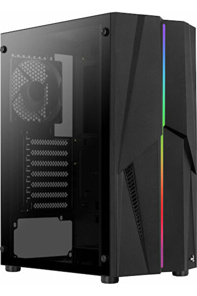 AEROCOOL Carcasă PC Mecha v1 Gaming Midi Tower cu fereastră laterală și ilumi...