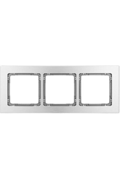 KARLIK Deco Cadru Universal Triplu din Aluminiu Periat, cu Partea Inferioară ...