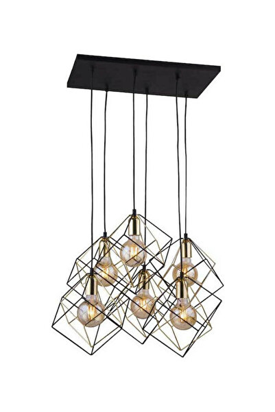 TK-Lighting TK Lighting Corp de iluminat suspendat Alambre, șină neagră pentr...