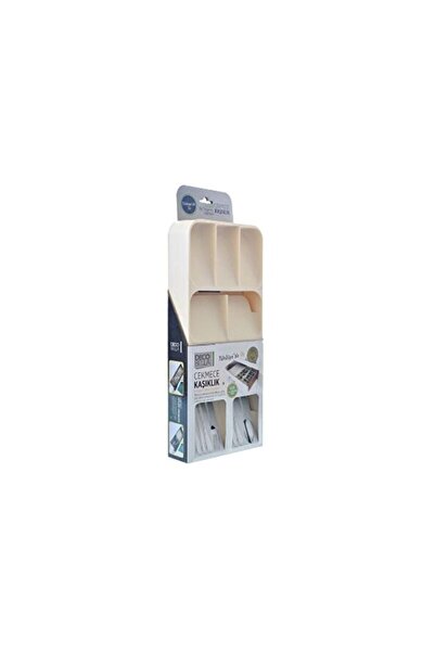 Empressco Practical 9-Compartment White Spoon Holder, Brings Elegance and Org...