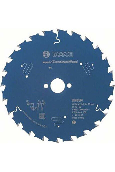 Bosch Disc de tăiere pentru lemn, diametru 160mm, cu 24 de dinți, 1 bucată