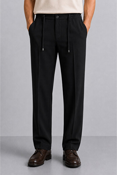 Danger Men's Comfort Fit Black Jogger Pants |   Stretchy Fabric Daily Comfort...