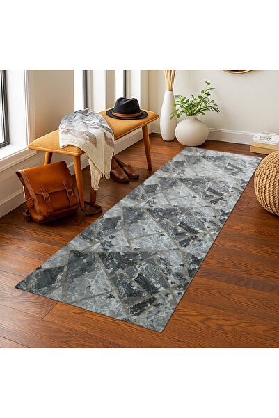 OEM Traversa Antiderapanta Multi Mirror, Nuante Gri , Poliester, Latime 100 cm
