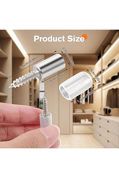 Arabest Self-Tapping Screws Cabinet Laminate Support,2024 New Shelf Pegs Pins...
