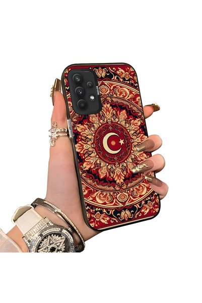 ucuc Samsung Galaxy A32 4g Compatible Hard Acrylic Back Silicone Edge Lens Pr...