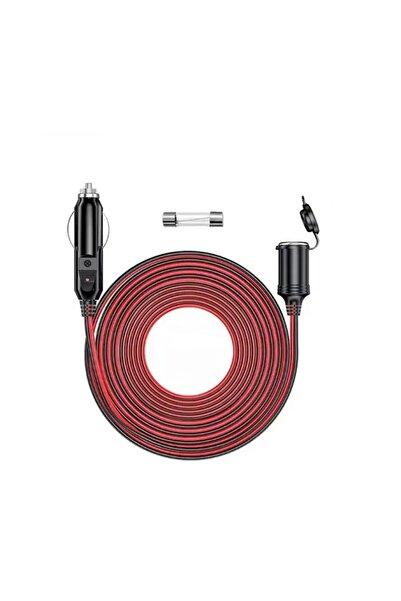 AUTONAV Adaptor priză auto cu prelungitor și cablu de 4 metri