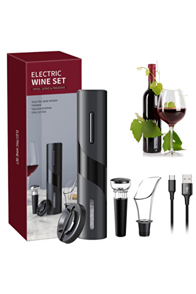 OEM Set Tirbușon electric, deschizător automat de sticle de vin ,reîncărcabil...
