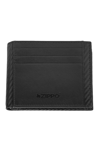 Zippo ΑΝΔΡΙΚΟ ΔΕΡΜΑΤΙΝΟ ΠΟΡΤΟΦΟΛΙ 2007997 - ΜΑΥΡΟ