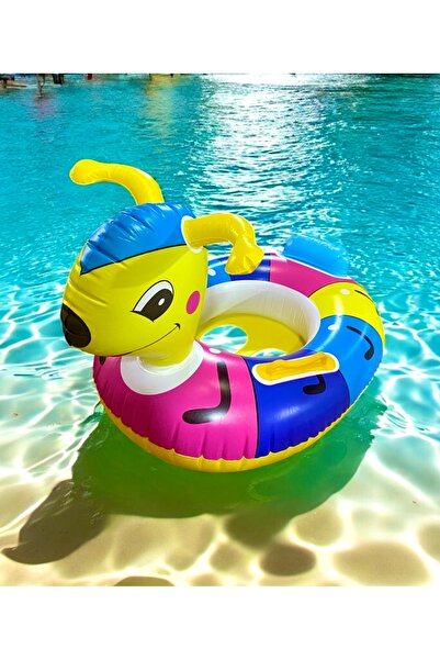 Genel Markalar Çocuk Deniz Simidi Baby Boat Tutucaklı Arı Model 0-4 Yaş