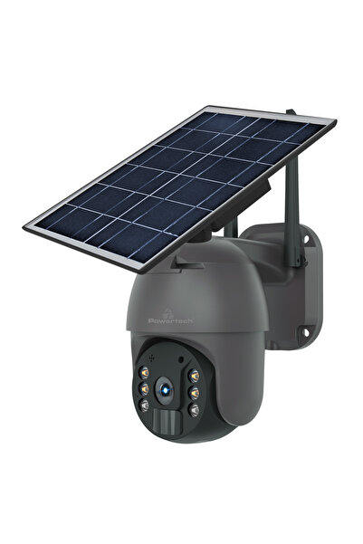POWERTECH smart ηλιακή κάμερα PT-1175, 3MP, WiFi, SD, PTZ, IP65