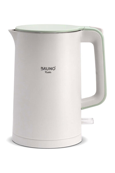 Bruno βραστήρας BRN-0140 με διπλό τοίχωμα, 1.7L, Strix, 2200W, λευκός