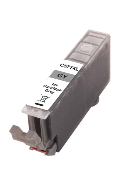 Premium Συμβατό Inkjet για Canon, 571 XL, 12.2ml, γκρι