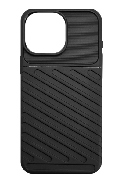POWERTECH θήκη Thunder MOB-1998 για iPhone 16 Pro Max, μαύρη