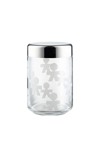 Alessi Δοχείο Αποθήκευσης Girotondo AKK37 1000ml Ασημί-Διαφανές