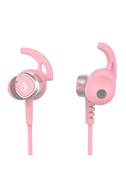 Sades gaming earphones Wings 20 με μικρόφωνο, 3.5mm, Φ12mm, 1.2m, ροζ