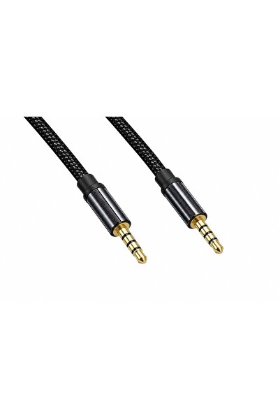 HADRON Gj028 3.5 mm Trrs Audio Cable 1 m Black