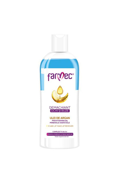 Farmec Ντεμακιγιάζ Ματιών και Χειλιών με Αργκάν - Farmec, 150 ml