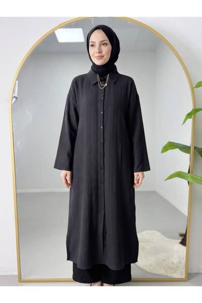 VOLT CLOTHİNG Дамска вискозна туника с ризена яка