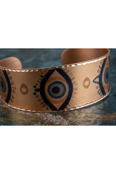 Erol Bakır New Series 1991 Bijouterie Bracelet 100% Handmade Copper