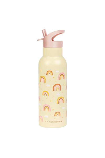 A Little Lovely Company Sticla XL, dublu perete inox, 500ml, Rainbows