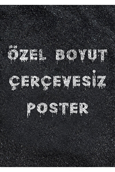 Matbaagraf ÖZEL BOYUT ÇERÇEVESİZ POSTER KİŞİYE ÖZEL YÜKSEK KALİTE KUŞE KAĞIT ...