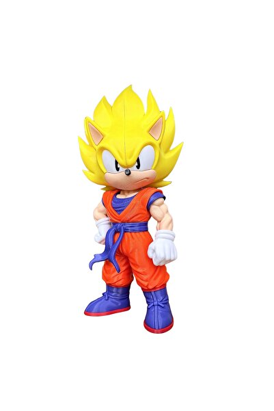 Eva Prints Figurina Sonic Goku 30 cm, model decorativ printat 3D in Romania, ...