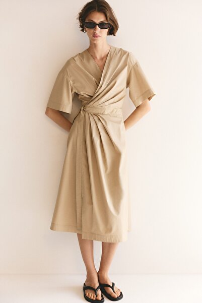H&M Anvelop Midi Elbise