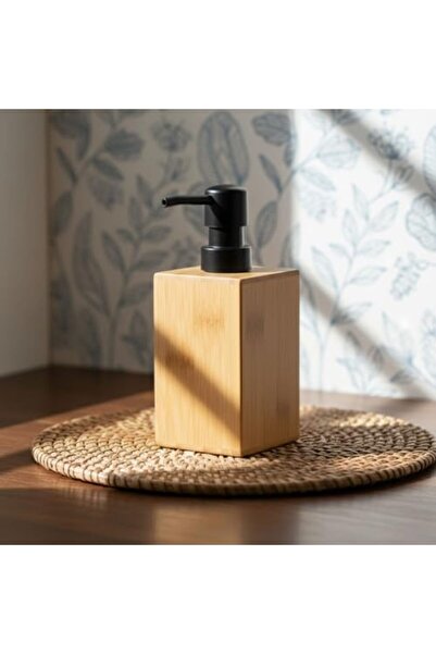 Yıldızan Nry Shop Bamboo Liquid Soap Dispenser |   Wooden Hand Soap, Lotion a...