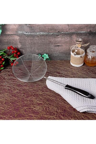 The Bros Stainless Steel Skimmer – Premium Fine Mesh Strainer - Sieve Solutio...
