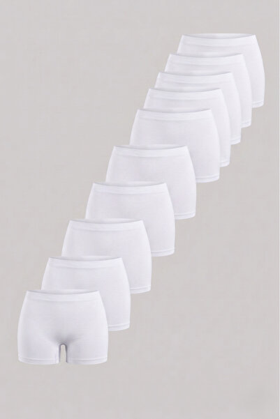 NACAR STORE Women's Set of 10 Lycra 95% Cotton Flexible Comfortable Boxer Sho...